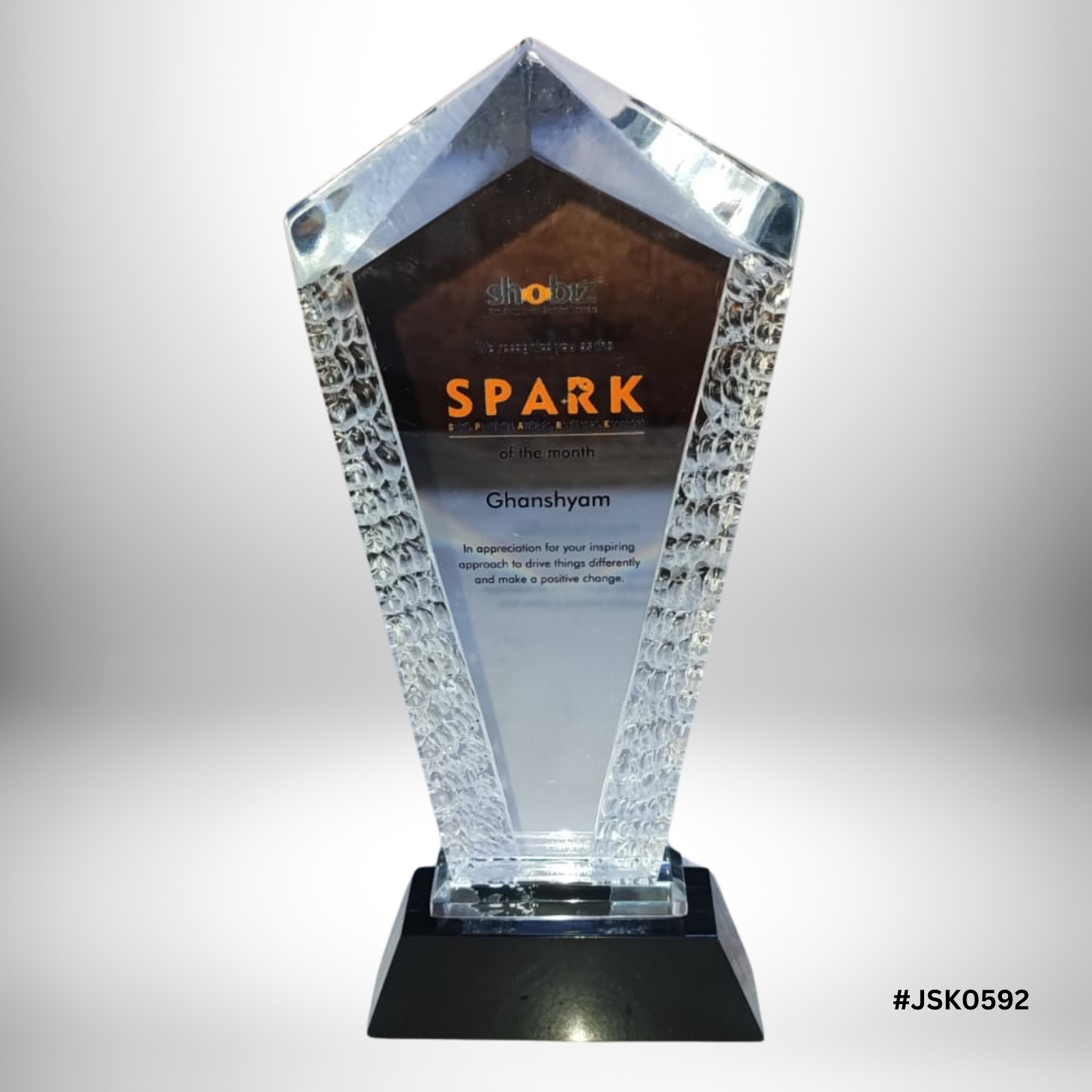 Custom Crystal Trophy Custom Crystal Trophy
