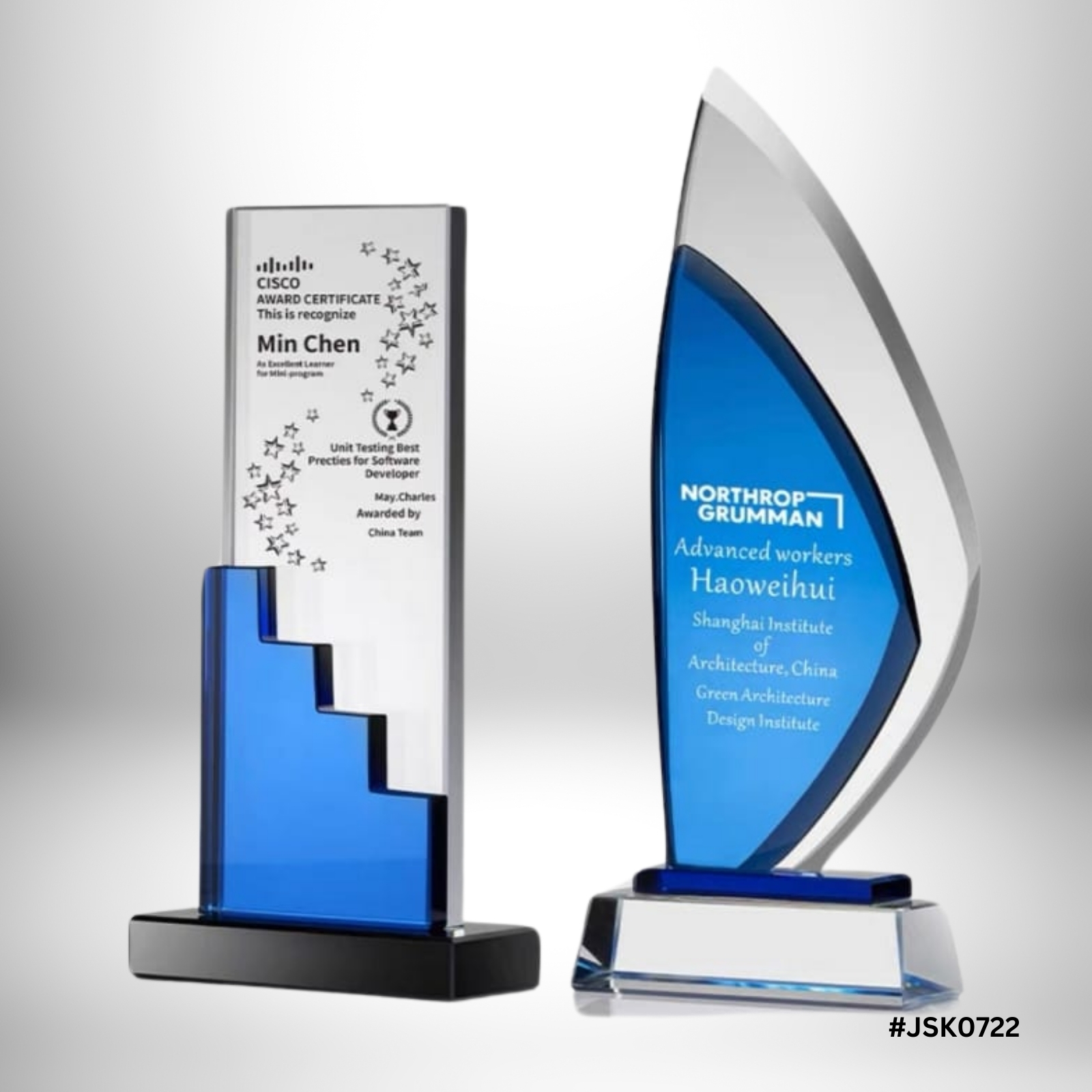 Custom Crystal Trophy