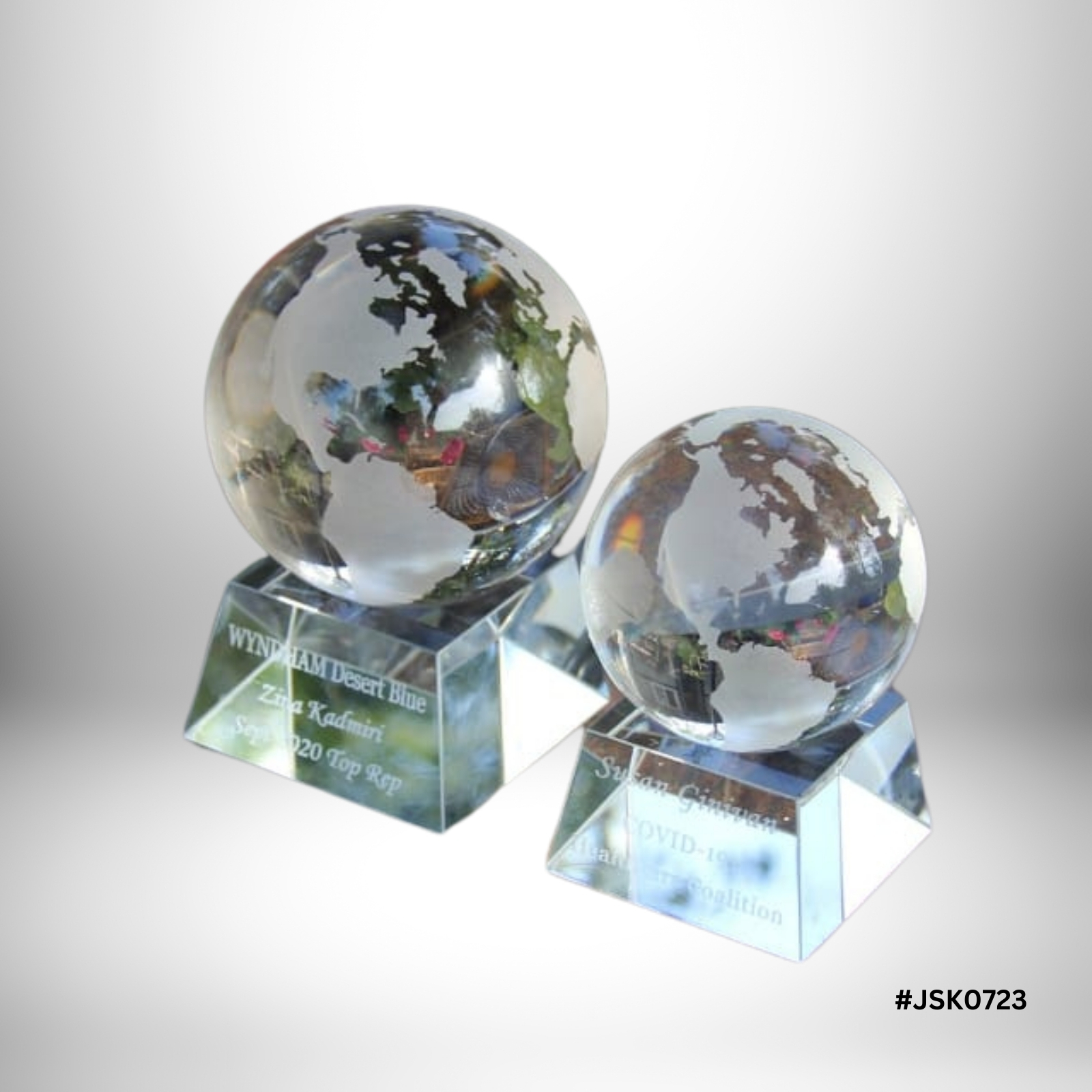 Engraved Glass Trophy Engraved Glass Trophy